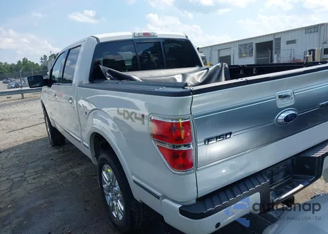 2013 Ford F-150 Platinum from USA, damaged, VIN 1FTFW1ETXDFD15103